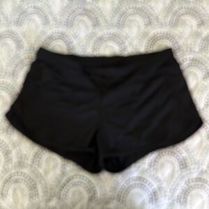 Athleta black swim shorts, size medium